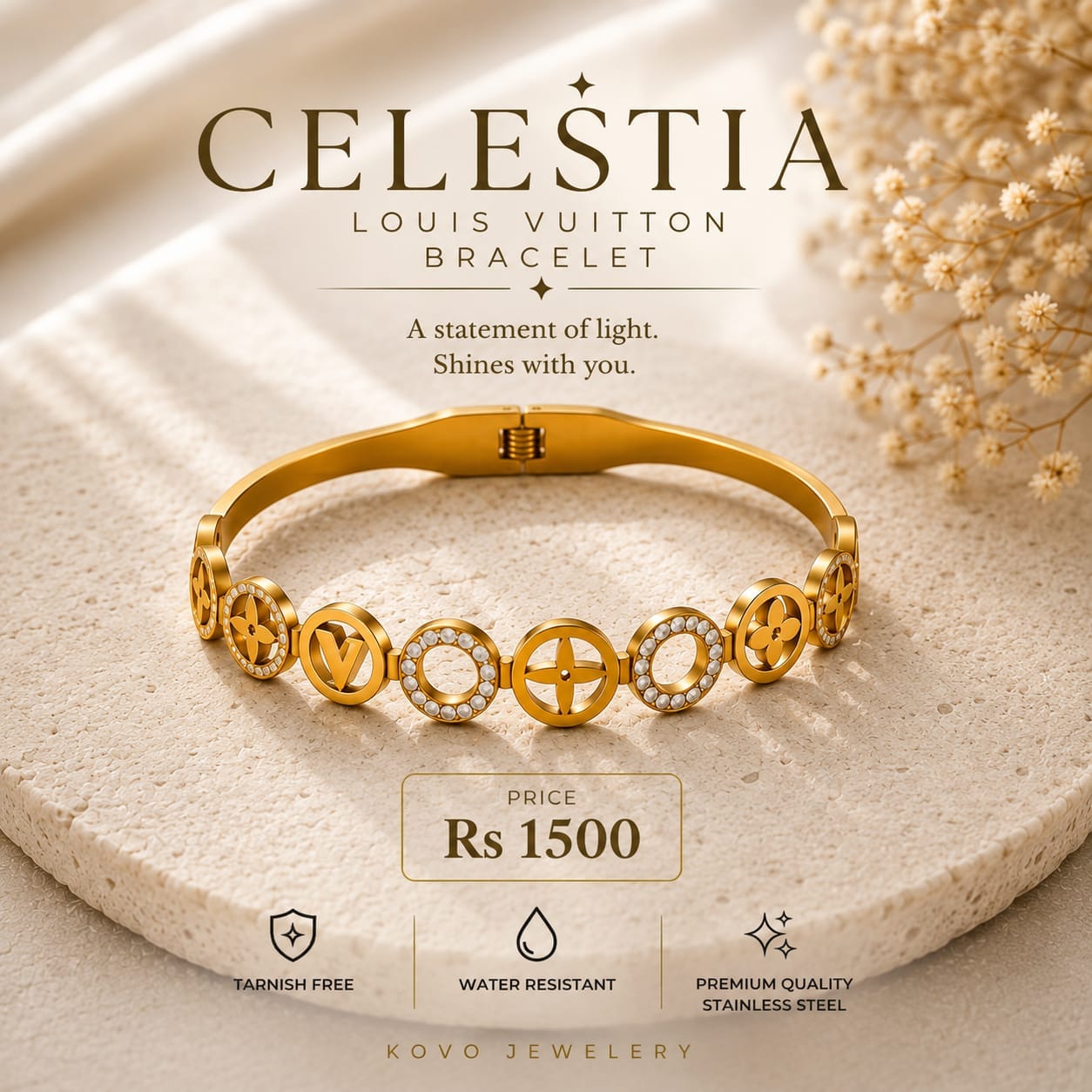 Celestia Monogram Bracelet